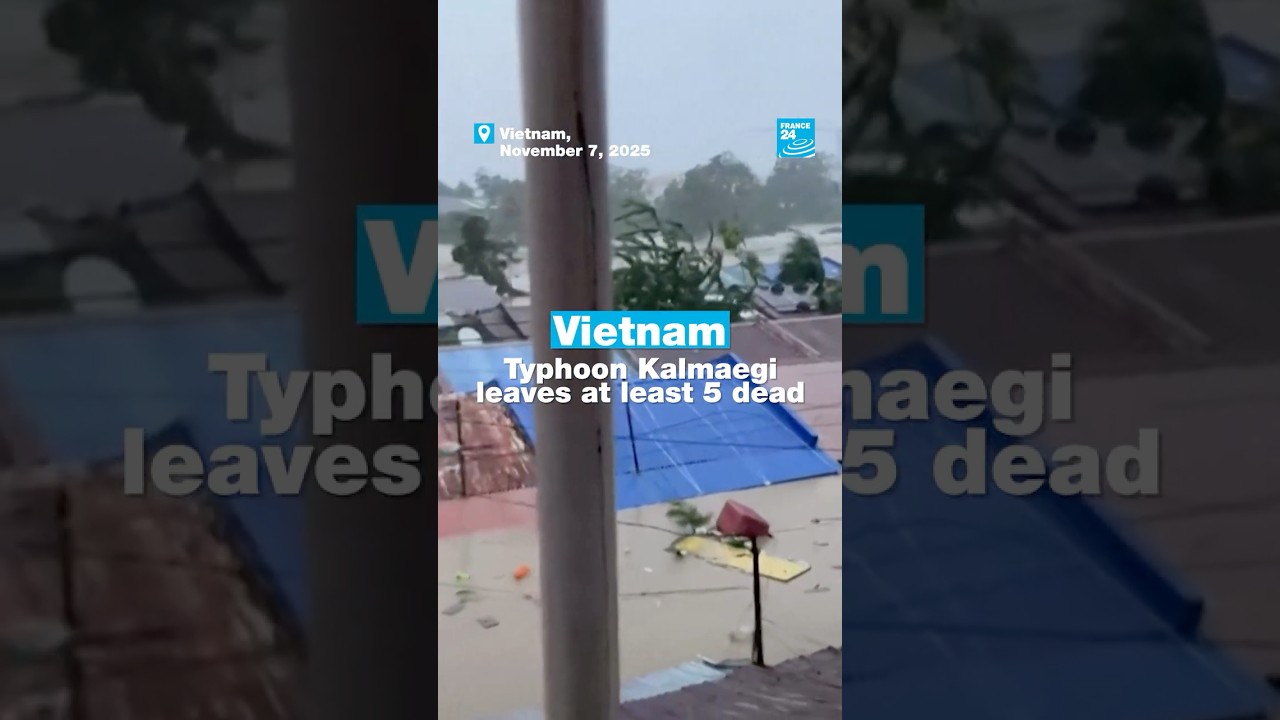Vietnam: Typhoon Kalmaegi leaves at least 5 dead • FRANCE 24 English