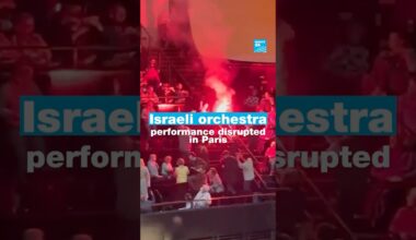 Israeli orchestra performance disrupted in Paris • FRANCE 24 English