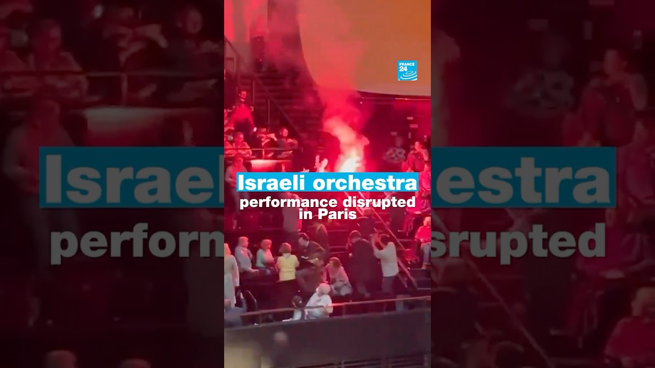 Israeli orchestra performance disrupted in Paris • FRANCE 24 English