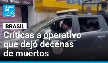 Operativo policial en Rio de Janeiro: Human Rights Watch lo califica como "una enorme tragedia"