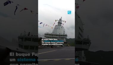 China presenta un nuevo portaaviones de alta tecnología