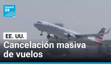 Cierre del Gobierno en EE. UU.: cancelaciones masivas afectan vuelos en 40 aeropuertos • FRANCE 24