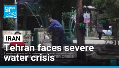 Tehran faces water crisis as dam nears drying point • FRANCE 24 English