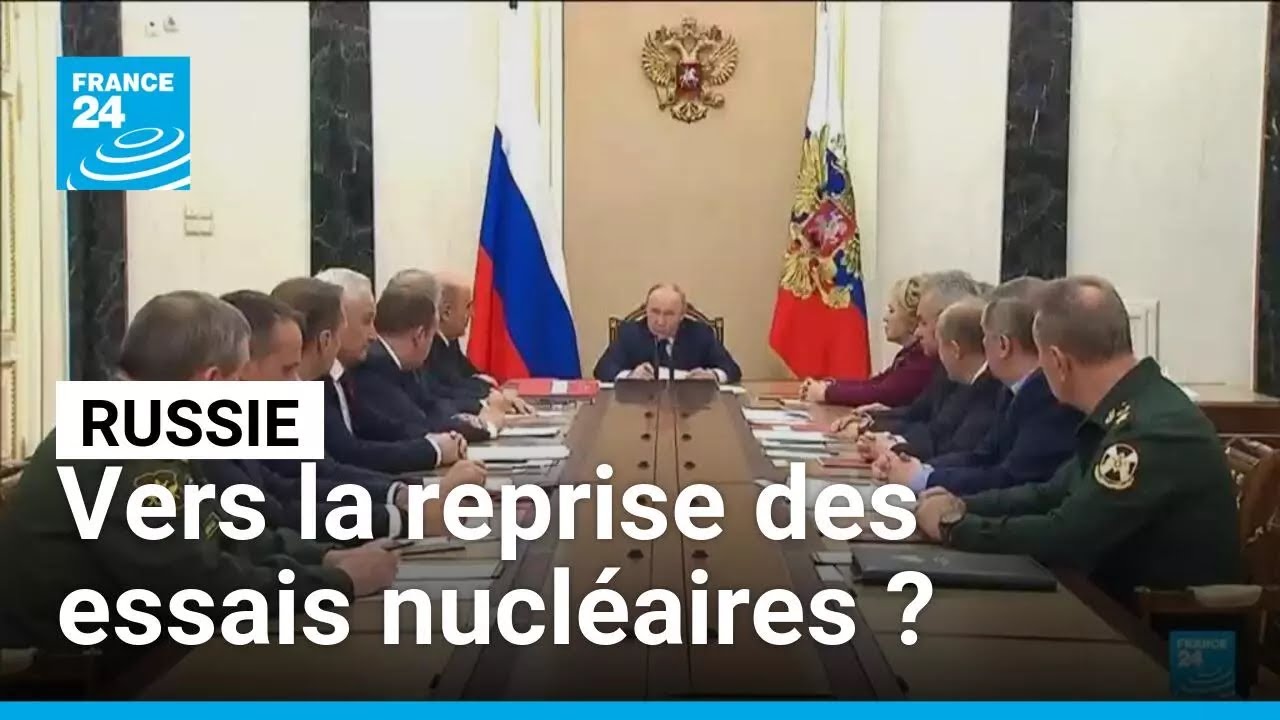 Poutine dit envisager de reprendre les essais nucléaires russes après les propos de Trump