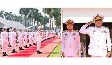 Pakistan Navy Chief Admiral Naveed Ashraf visits Bangladesh