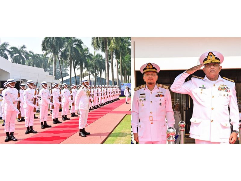Pakistan Navy Chief Admiral Naveed Ashraf visits Bangladesh
