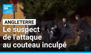 Angleterre : le suspect de l'attaque au couteau dans un train inculpé • FRANCE 24