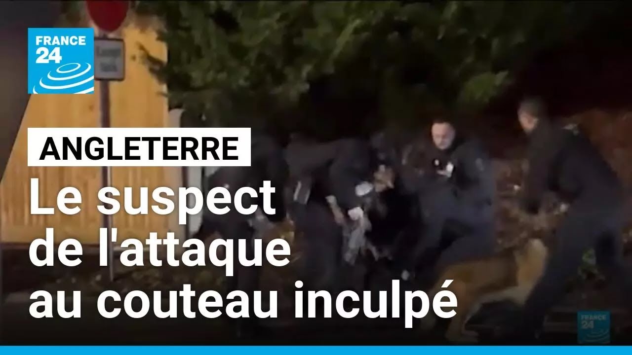 Angleterre : le suspect de l'attaque au couteau dans un train inculpé • FRANCE 24