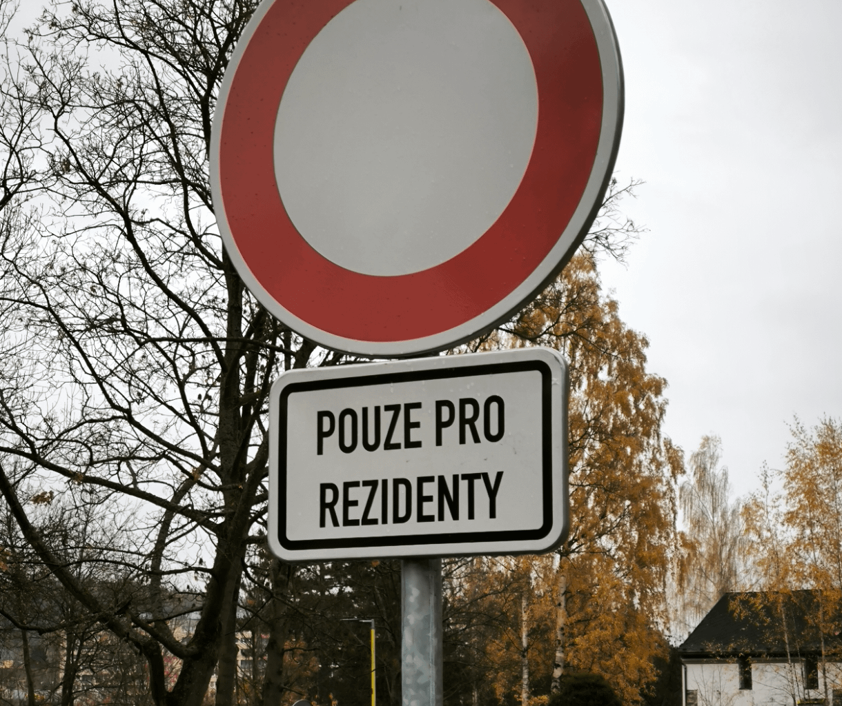 Můžou sem vjet všichni kromě rezidentů?