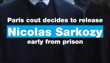 Paris court decides to release Nicolas Sarkozy early from prison • FRANCE 24 English