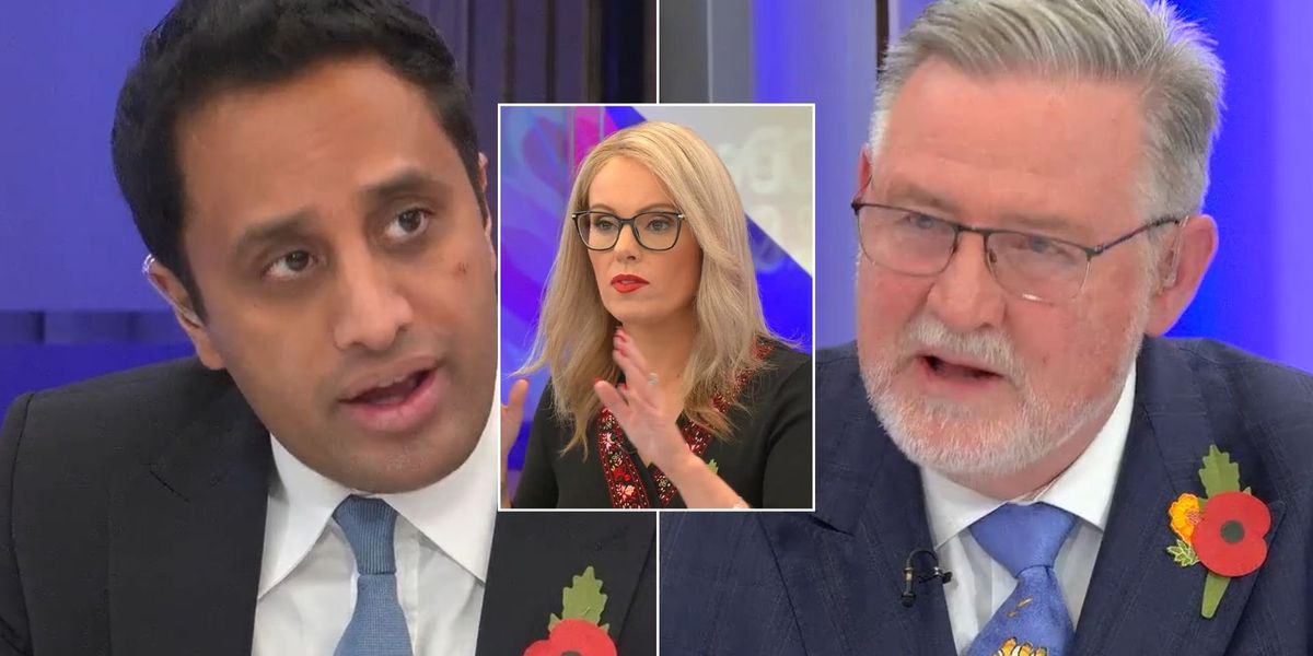 'Both of you, pack it in!' Michelle Dewberry forced to step in as GB News guests embroiled in HEATED migrant debate