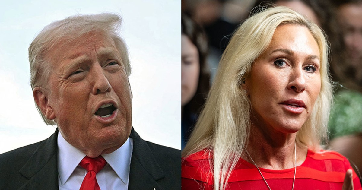 Trump responds to criticism from Marjorie Taylor Greene: 'She's lost her way'