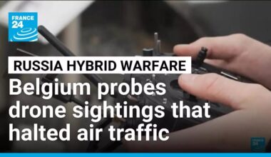 Belgium probes drone sightings after flights halted overnight • FRANCE 24 English