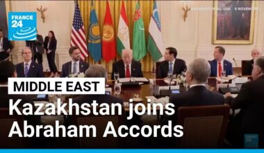 Kazakhstan joins Abraham Accords after White House summit • FRANCE 24 English
