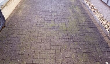 Pflastersteine sauber bekommen.