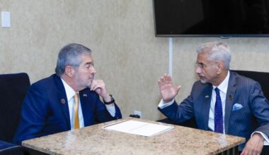 Jaishankar meets counterparts from UK, France, Brazil, Germany, Mexico on G7 sidelines