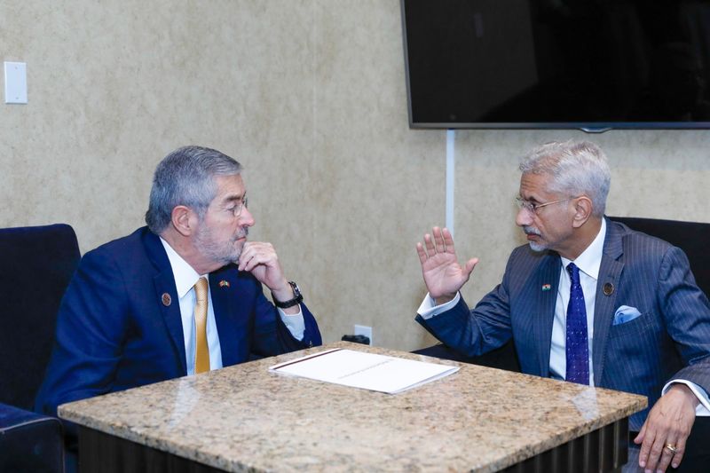 Jaishankar meets counterparts from UK, France, Brazil, Germany, Mexico on G7 sidelines