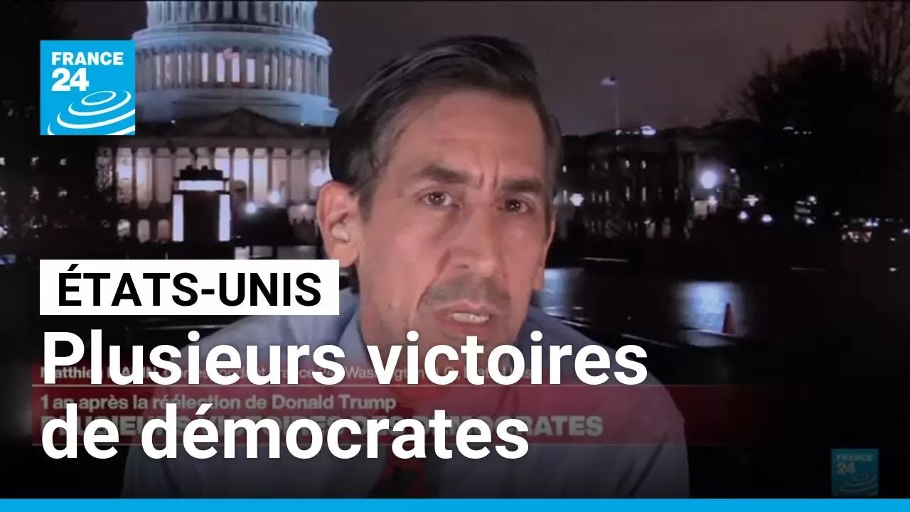 États-Unis : les démocrates victorieux des premiers scrutins du second mandat de Trump