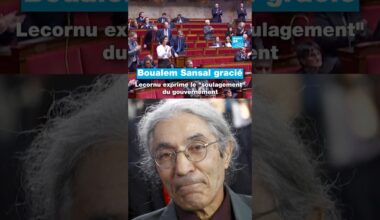 Boualem Sansal gracié : Lecornu exprime le "soulagement" du gouvernement • FRANCE 24