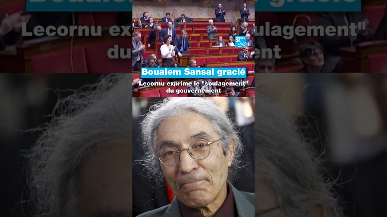 Boualem Sansal gracié : Lecornu exprime le "soulagement" du gouvernement • FRANCE 24