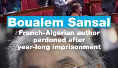 Algeria pardons French-Algerian author Sansal after year-long imprisonment • FRANCE 24 English