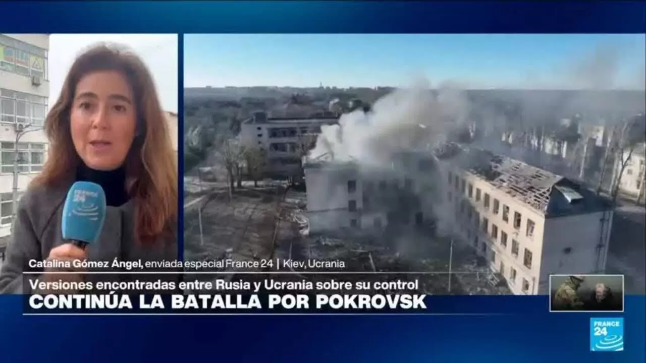 Informe desde Kiev: la batalla por Pokrovsk sigue entre drones y bombas guiadas rusas • FRANCE 24