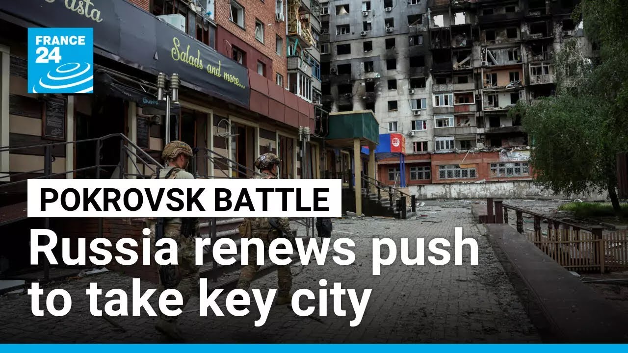 Russian troops pile onto Pokrovsk as Ukrainians tries to keep hold of key city • FRANCE 24 English
