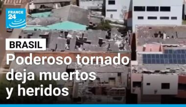 Brasil: tornado arrasa con la ciudad de Río Bonito do Iguaçu; continúan las labores de rescate