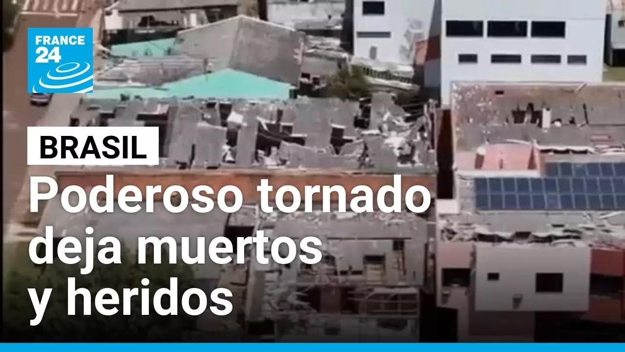 Brasil: tornado arrasa con la ciudad de Río Bonito do Iguaçu; continúan las labores de rescate