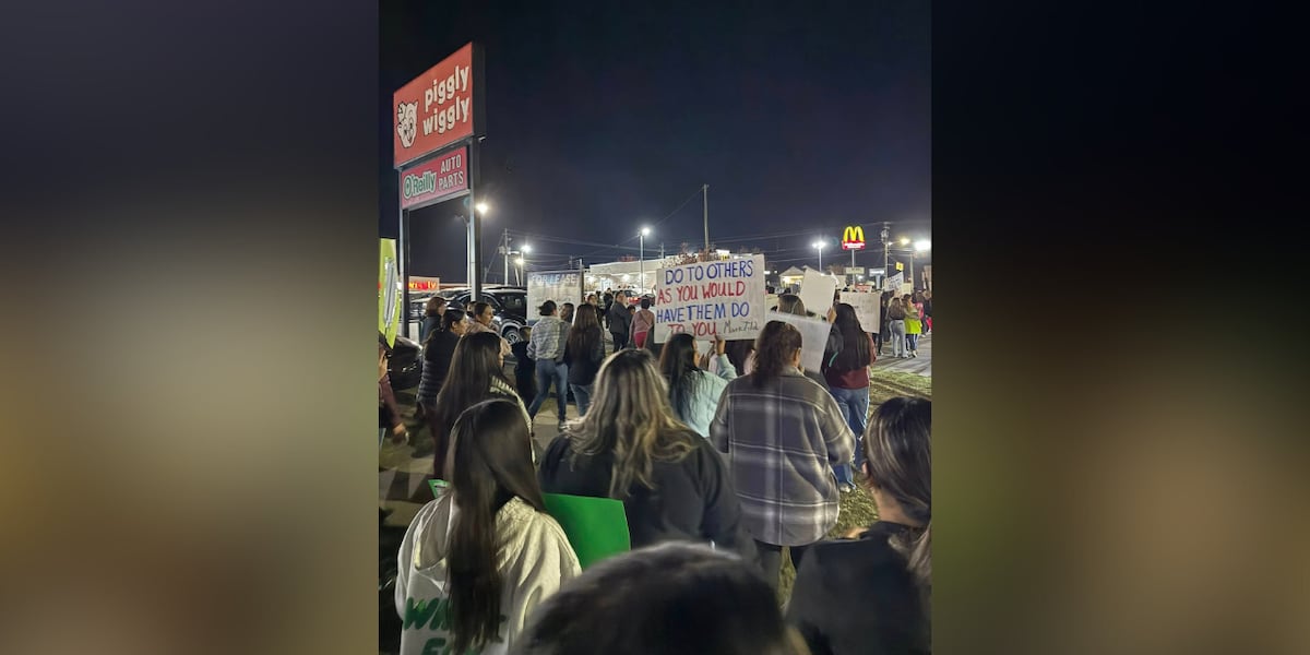 Jemison community protests ICE arrests in Chilton County