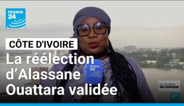 Côte d’Ivoire : la réélection d’Alassane Ouattara validée pour un 4e mandat • FRANCE 24
