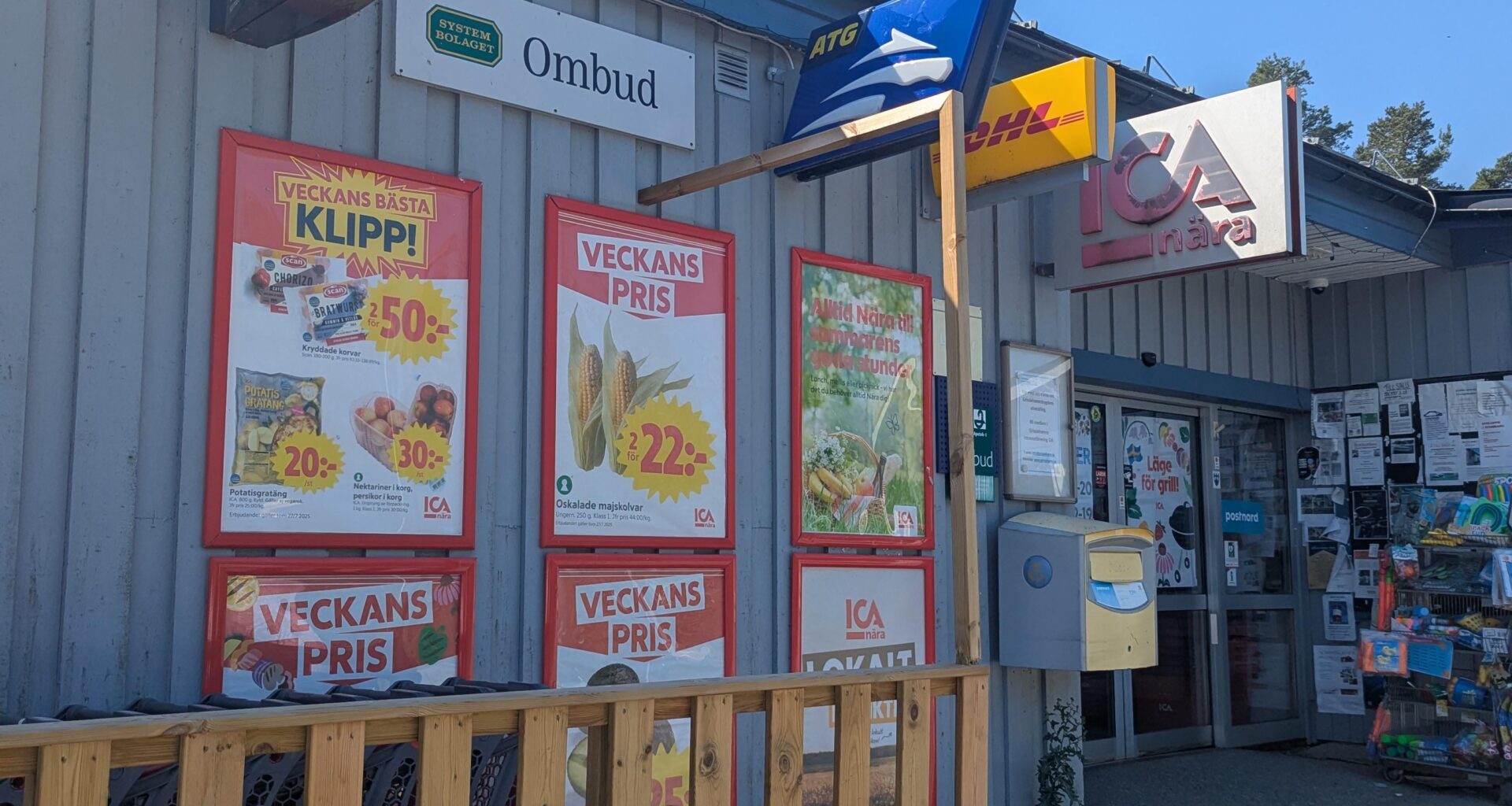 ICA-butiken som är ombud till Schenker, Postnord, Systembolaget, ATG, Apoteket och DHL