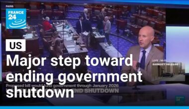 US Senate moves to end ending longest government shutdown in American history • FRANCE 24 English