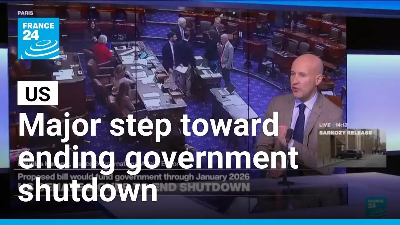 US Senate moves to end ending longest government shutdown in American history • FRANCE 24 English