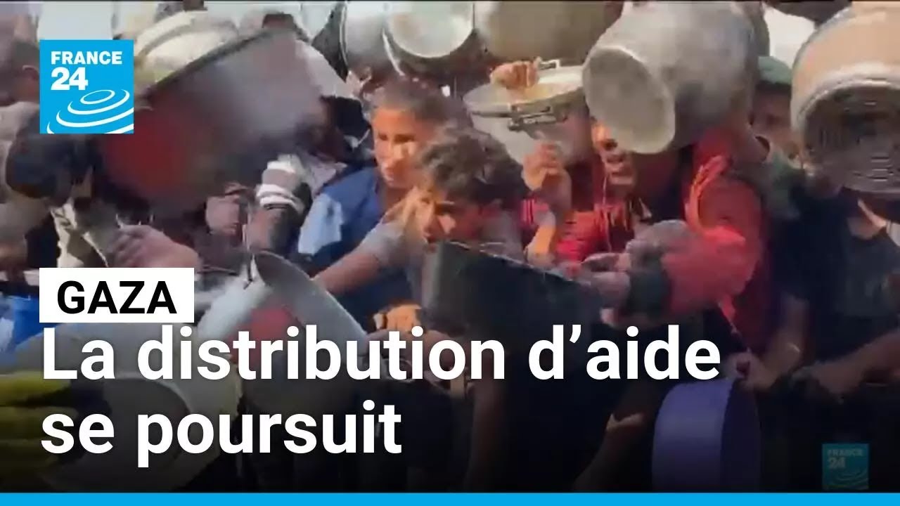 Gaza : la distribution d’aide se poursuit, mais la crise demeure • FRANCE 24