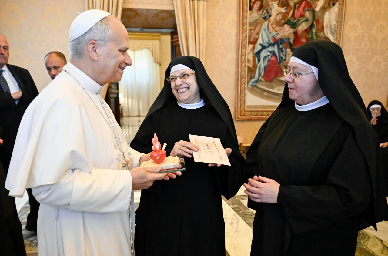 Pope to cloistered Augustinians: True joy lies in communion with Christ