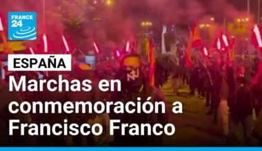 España: marchas de ultraderecha en conmemoración al legado de Franco