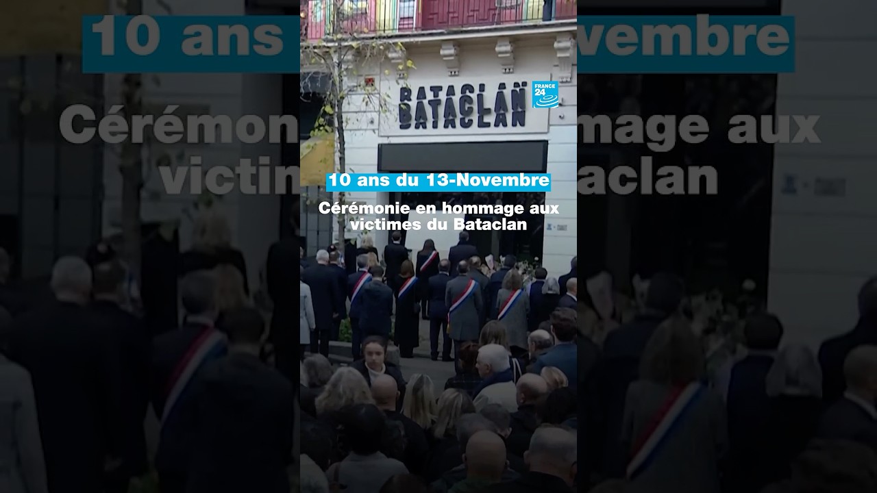 13-Novembre : cérémonie en hommage aux victimes du Bataclan • FRANCE 24