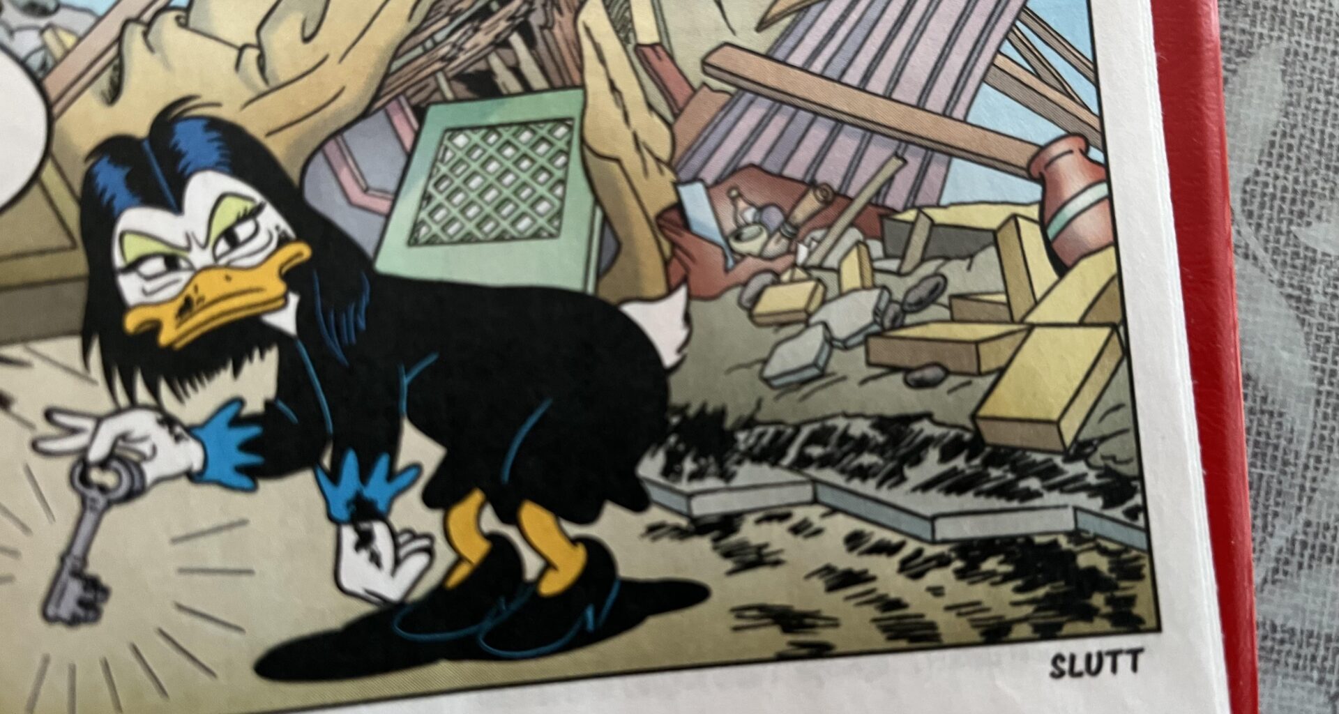 Norwegian Donald Duck goes all out as an English native speaker…