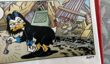 Norwegian Donald Duck goes all out as an English native speaker…