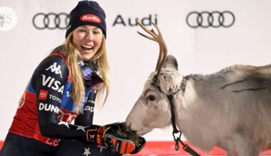 Mikaela Shiffrin ja muut maailmantähdet rakastuivat Lappiin