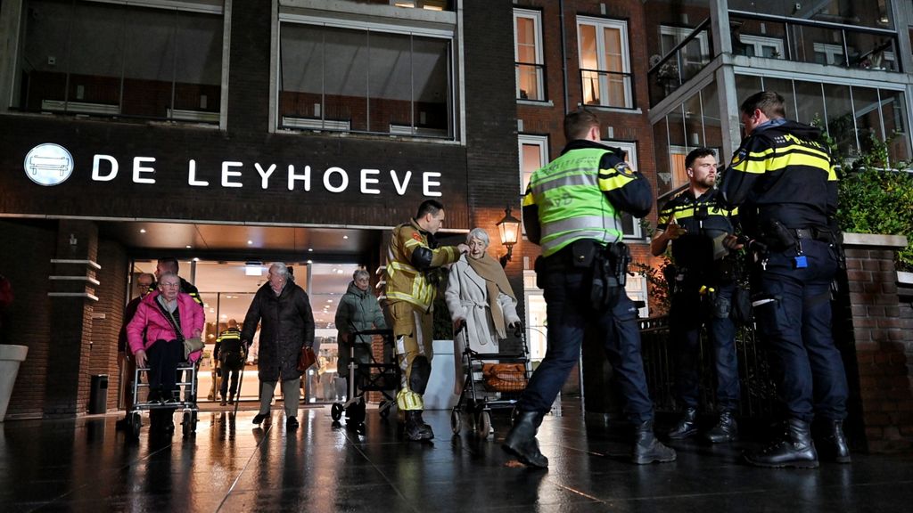 Grote ontruiming bij brand in Tilburgs woonzorgcentrum, drie zwaargewonden