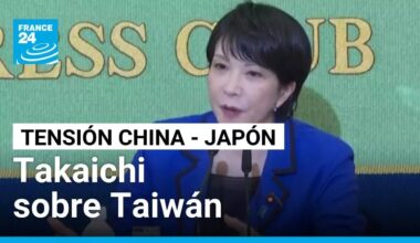 Tensión China - Japón tras comentario de ministra Takaichi sobre Taiwán • FRANCE 24 Español