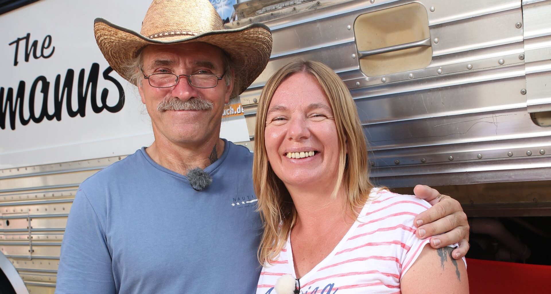 Konny und Manuela Reimann auf der "Caravan-Messe" in Düsseldorf