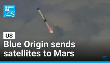 Blue Origin's New Glenn rocket deploys Mars satellites, sticks booster landing • FRANCE 24 English