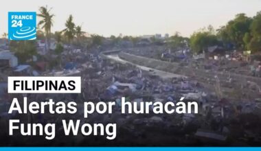 Filipinas bajo amenaza de tifón Fung Wong tras pocos días de devastador tifón Kalmaegi