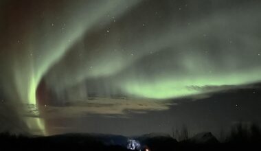 One of the few perks of living in northern Norway [Troms, Norway]