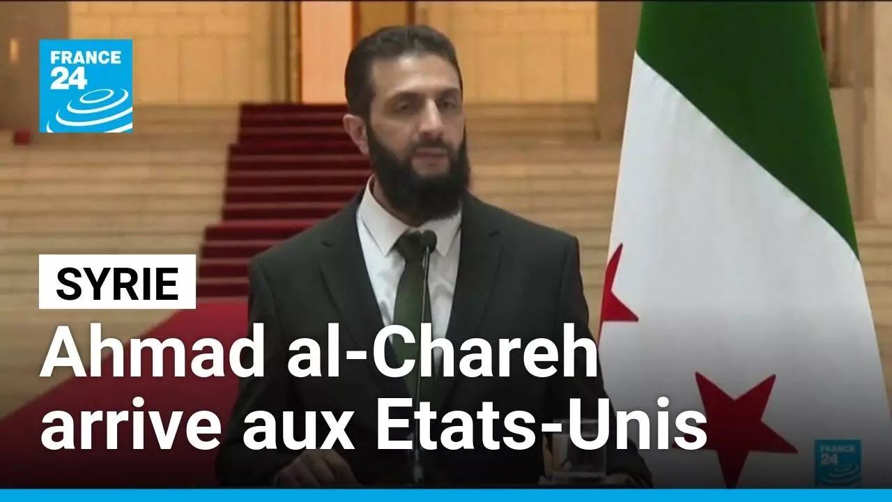 Le président syrien arrive aux Etats-Unis pour une visite inédite • FRANCE 24