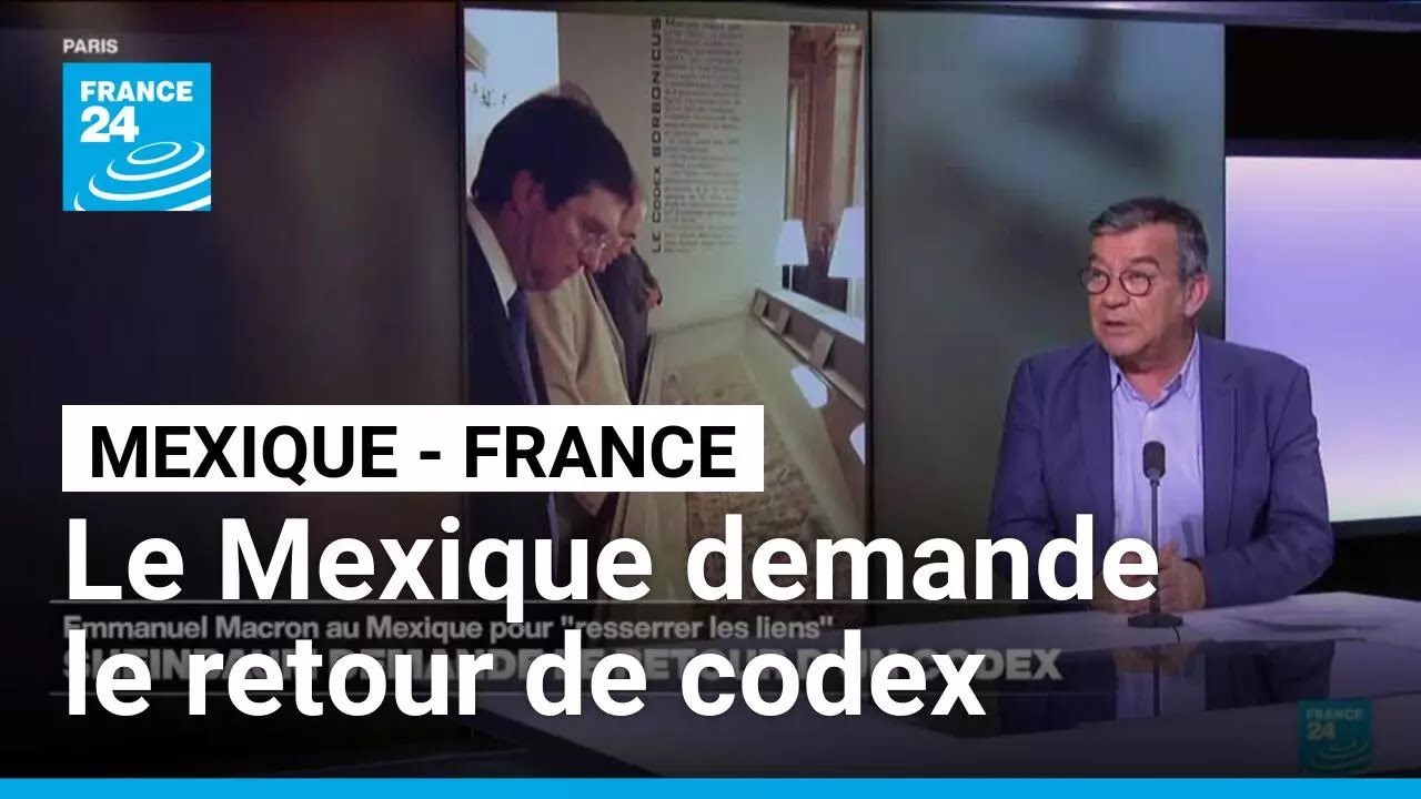 Mexique : le retour de deux codex préhispaniques au menu de la visite d'Emmanuel Macron