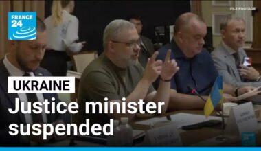 Ukraine suspends justice minister amid energy corruption probe • FRANCE 24 English